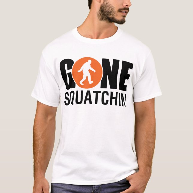 T-shirt Gone Squatchin (Devant)