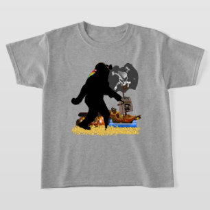 T-shirt Gone Squatchin' Fer Enterré Trésor