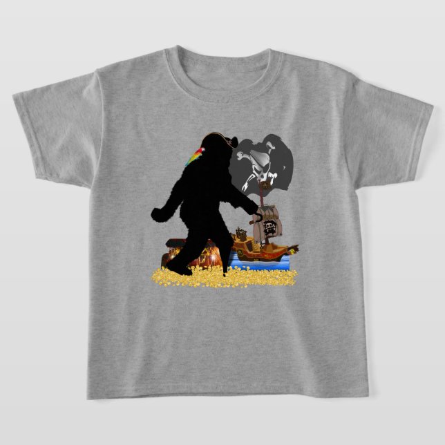 T-shirt Gone Squatchin' Fer Enterré Trésor (Poser)