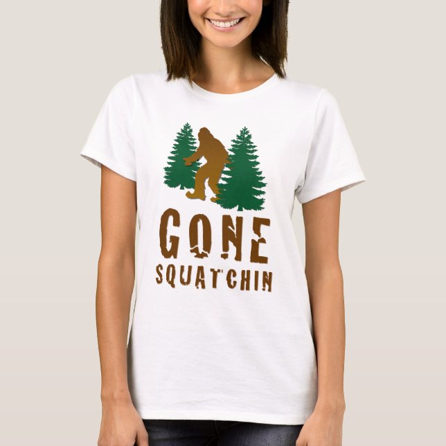 T-shirt Gone Squatchine (Devant)