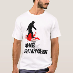 T-shirt Gone Squatchine avec Bigfoot