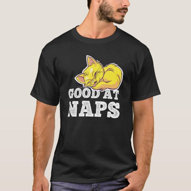 T-shirt Good At Naps Sleepyhead Morning Grouch Sleep Slugg (Devant)
