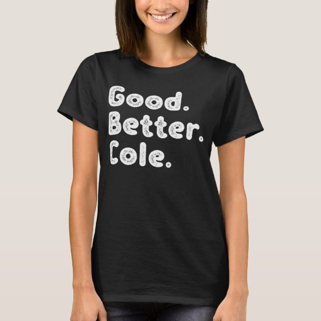 T-shirt Good better Cole (Devant)