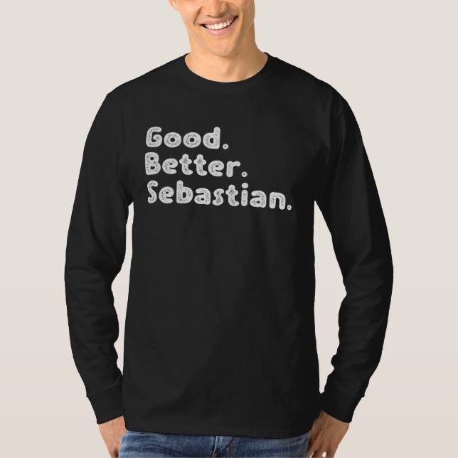 T-shirt Good better Sebastian (Devant)