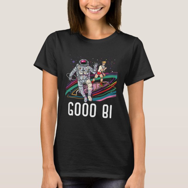 T-shirt Good Bi Bisexual Rainbow Pride March Bisexuality L (Devant)