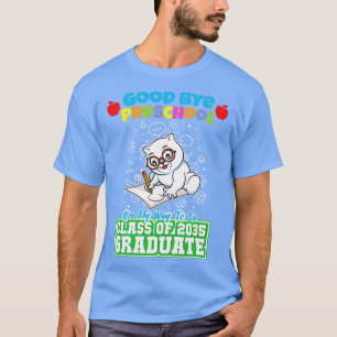 T-shirt Good Bye Préscolaire Classe De 2035 Diplômé PréK 3