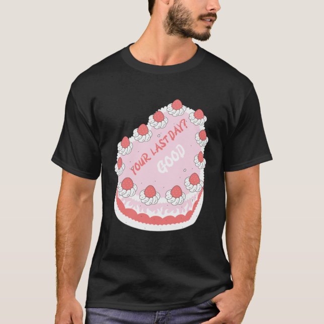 T-shirt Good Luck Cake  Idea Farewell  Employee Appreciati (Devant)