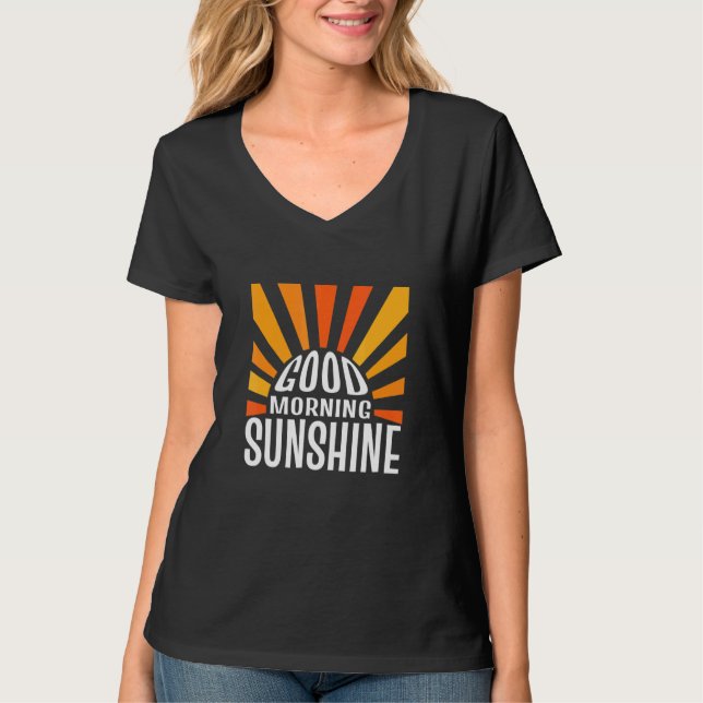 T-shirt Good Morning Sunshine Nature (Devant)