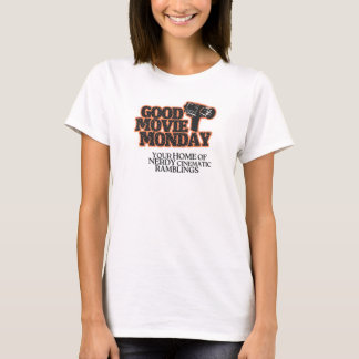 T-Shirt Good Movie Monday avec slogan (femmes)