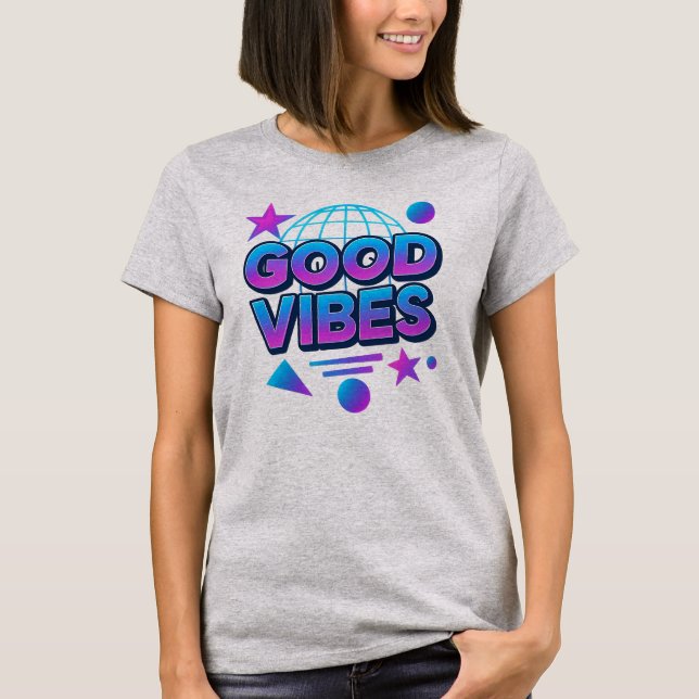T-shirt Good vibes (Devant)