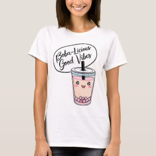 T-shirt Good Vibes Boba-licious