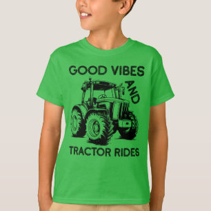 T-shirt Good Vibes et Tractor Rides Enfants