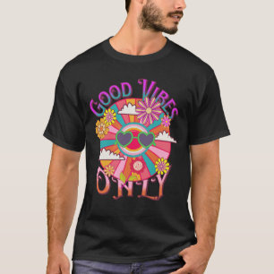 T-shirt Good Vibes uniquement. Hippy. BoHo. Puissance de f