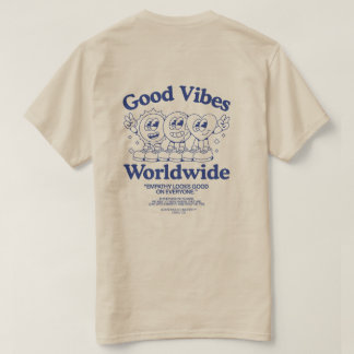 T-shirt "GOOD VIBES WORLDWIDE" Shirt