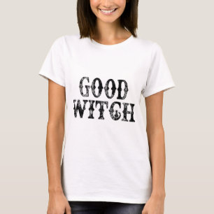 T-shirt Good Witch Black and White Womens Halloween