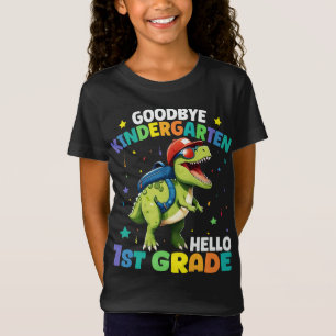 T-Shirt Goodbye Kindergarten Graduation Dinosaur Trex