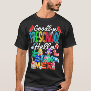 T-shirt Goodbye Kindergarten Hello Summer Gnomes Beach Pre