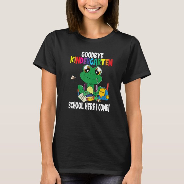 T-shirt Goodbye Kindergarten School Enrolls Gaming 3 (Devant)