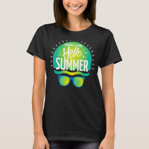 T-shirt Goodbye School Bonjour Été Dernier Jour De L'École