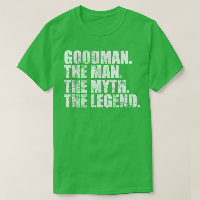 T-shirt GoodmanGoodman Nom de famille Goodman nom de famil (Design devant)