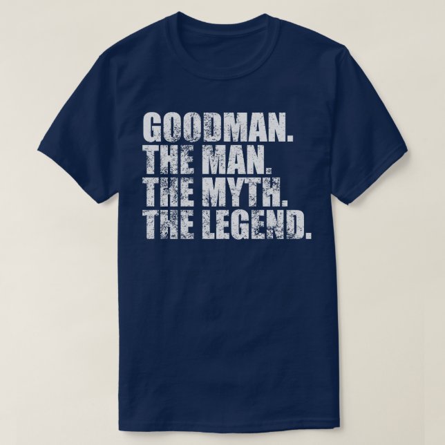 T-shirt GoodmanGoodman Nom de famille Goodman nom de famil (Design devant)