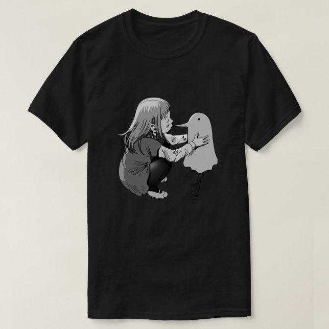 T-shirt Goodnight  Oyasumi Punpun - Aiko's Kiss Classic (Design devant)