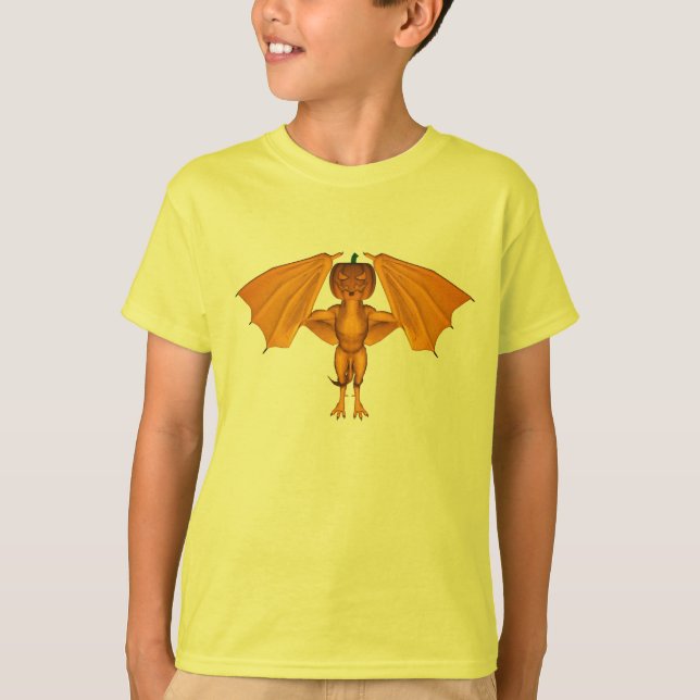 T-shirt Goofy Citrouille Dragon (Devant)
