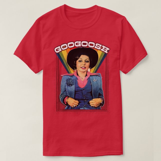 T-shirt Googoosh les années 70 Retro Design esthétique 1 (Design devant)