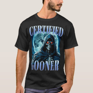 T-shirt Goon drôle de gooning mème squelette certifié Goon