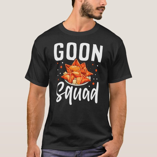 T-shirt Goon Squad Funny Crab Rangoon Chinese Food (Devant)