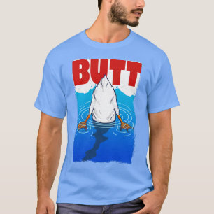 T-shirt Goose Butt Duck Butt Pun Mème Hommes Femmes Drôle