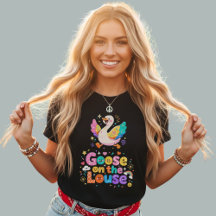 Goose Louse Colorful Kawaii Doodle Typography