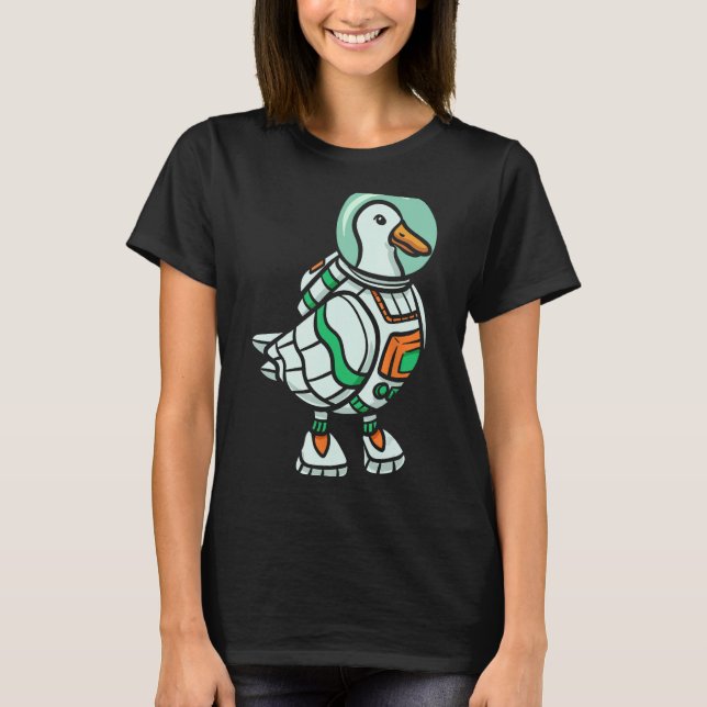 T-shirt Goose Lover, futur astronaute Engin aérospatial sp (Devant)