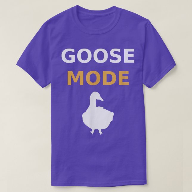 T-shirt Goose Mode Funny Barniard pour hommes femmes et en (Design devant)