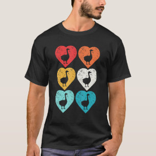 T-shirt Goose Retro 80s Pop Heart
