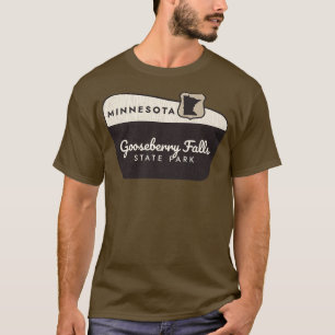 T-shirt Gooseberry Falls State Park Minnesota Affiche de b