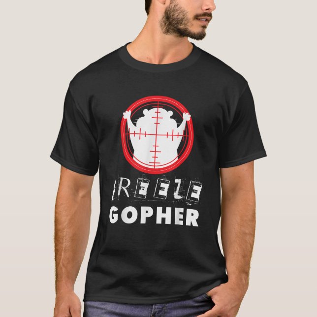 T-shirt Gopher T Shirt Hunter Gopher (Devant)
