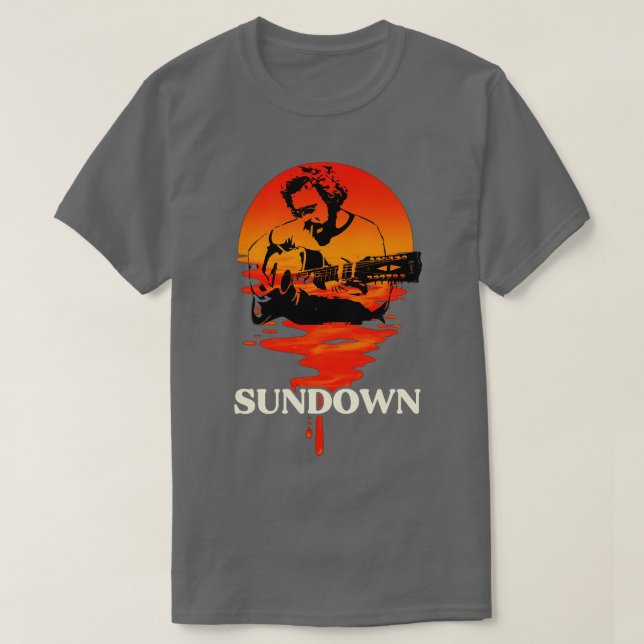 T-shirt Gordon Lightfoot Sundown (Design devant)