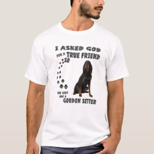 T-shirt Gordon Setter Citation Maman Anglais Setter Papa, 