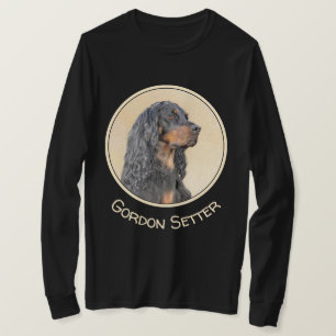 T-shirt Gordon Setter Peinture - Joli art original chien