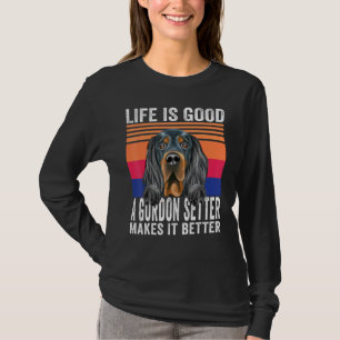 T-shirt Gordon Setters Rend Votre Vie Bonne Vintage