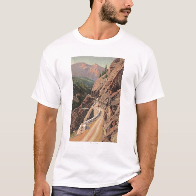 T-shirt Gorge d'Uncompahgre et million de route de Dollard (Devant)