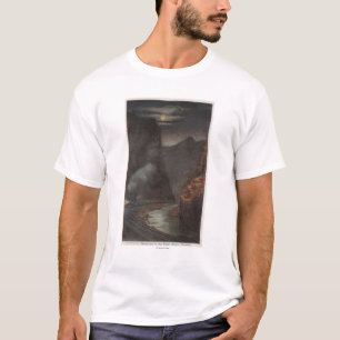 T-shirt Gorge royale, Co - vue de clair de lune de train
