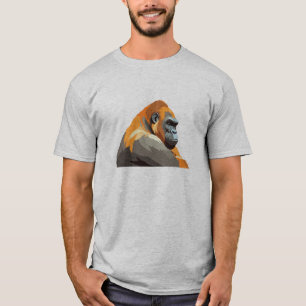 T-shirt Gorilla adorable mignonne animal dormant détente a