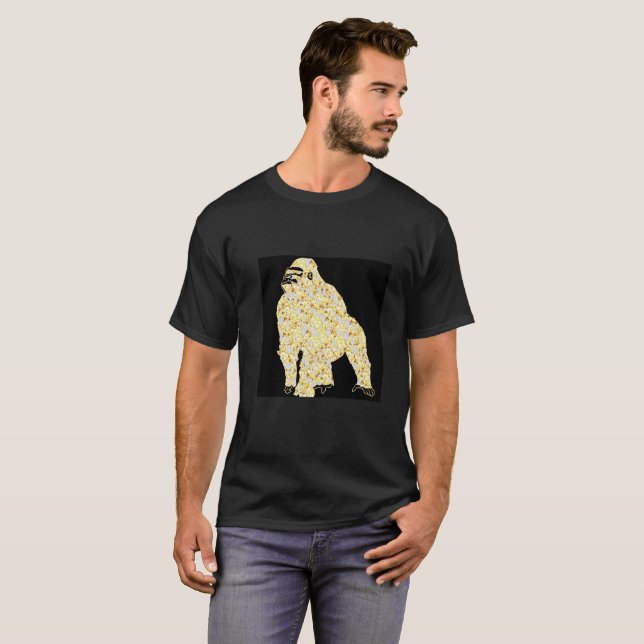 T-SHIRT GORILLA BLING (Devant entier)
