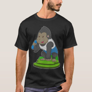T-shirt Gorilla Bodybuilding Dumbbell