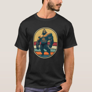 T-shirt Gorilla Bodybuilding Gym Monkey Gorillas Weightlif