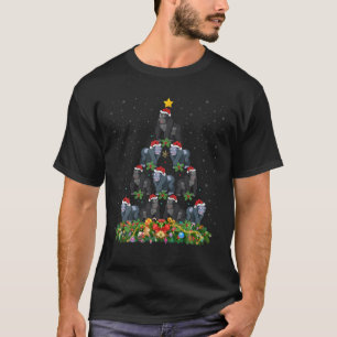 T-shirt Gorilla Christmas Tree Cadeau Drôle Noël Gorill