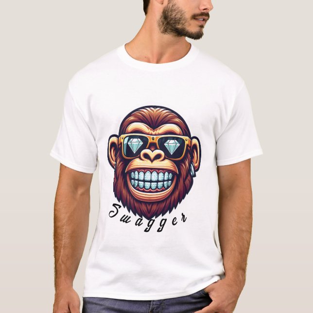 T-shirt Gorilla Diamond Vision (Devant)