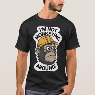 T-shirt gorilla drôle slogan design